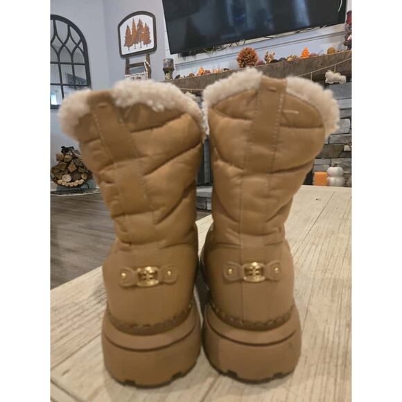 Sam Edelman Women's Brown Ankle Snow Boots Size 9.5 Winter Warm Casual - Picture 1 of 11